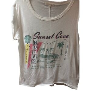 Z Supply Sunset Cove Boyfriend Tee Size XS Casual Summer Urban Prep Oversized‎